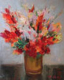 Shadow of Gladiolus