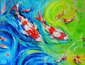 Aquatic Painting 16 by 20 inches (10P)