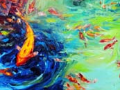 Aquatic Painting 16 by 20 inches (10P)