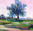 Only, an oil on canvas, twelve by twelve inches
