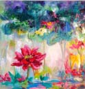 Flower painting 24 by 24 inches (14P)